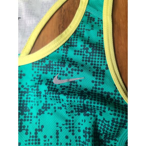 Nike Dri-Fit green yellow workout tank - XS - Picture 3 of 4